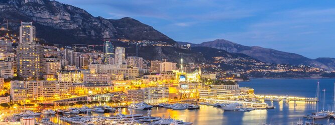 Trip Slowenien Ferienhaus Monaco - Genießen Sie die Fahrt Ihres Lebens am Steuer eines feurigen Lamborghini oder rassigen Ferrari. Starten Sie Ihre Spritztour in Monaco und lassen Sie das Fürstentum unter den vielen bewundernden Blicken der Passanten hinter sich. Cruisen Sie auf den wunderschönen Küstenstraßen der Côte d’Azur und den herrlichen Panoramastraßen über und um Monaco. Erleben Sie die unbeschreibliche Erotik dieses berauschenden Fahrgefühls, spüren Sie die Power & Kraft und das satte Brummen & Vibrieren der Motoren. Erkunden Sie als Pilot oder Co-Pilot in einem dieser legendären Supersportwagen einen Abschnitt der weltberühmten Formel-1-Rennstrecke in Monaco. Nehmen Sie als Erinnerung an diese Challenge ein persönliches Video oder Zertifikat mit nach Hause. Die beliebtesten Orte für Ferien in Monaco, locken mit besten Angebote für Hotels und Ferienunterkünfte mit Werbeaktionen, Rabatten, Sonderangebote für Monaco Urlaub buchen.
